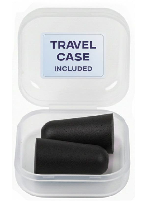 Noir Foam Earplugs - Max noise protection M/L
