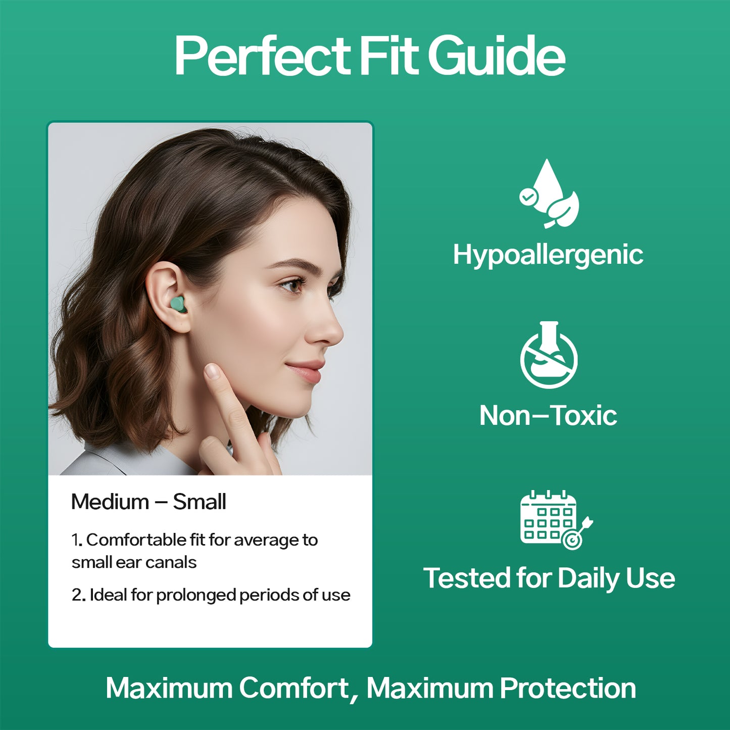 Aurora Foam Earplugs - High noise protection M/S