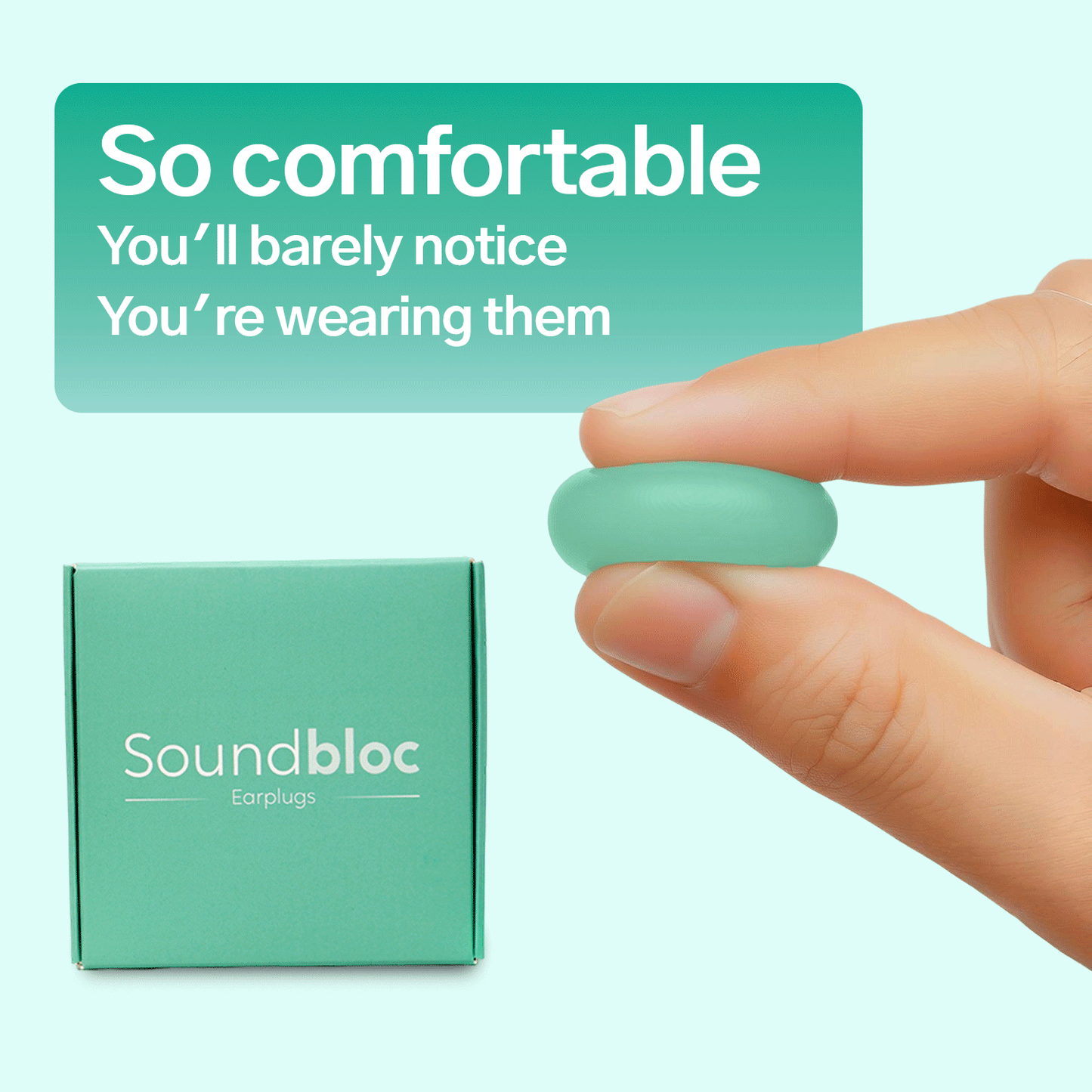 Aurora Silicone Earplugs - Side sleep comfort M/S