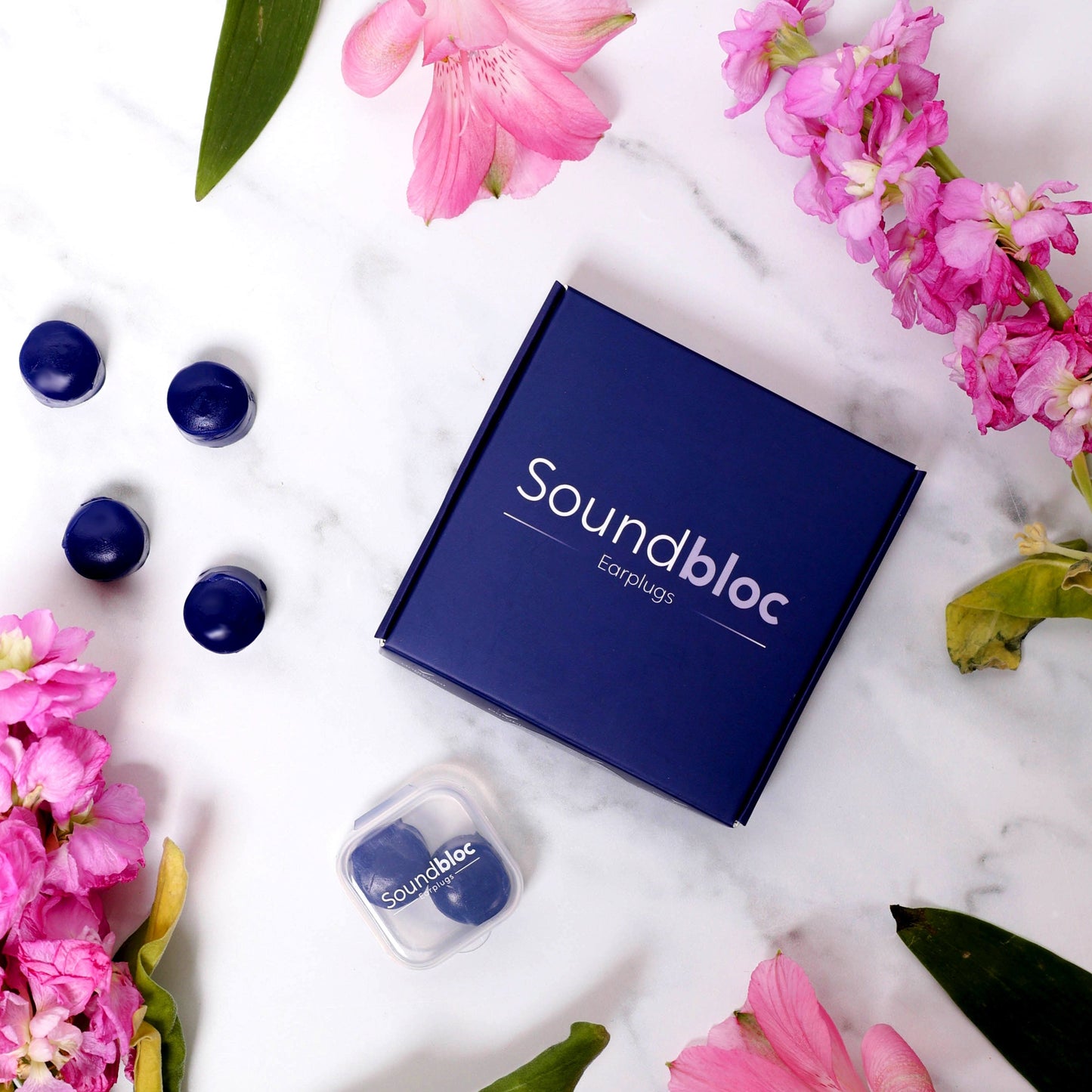 SoundBloc Silicone Earplugs - Side sleep comfort - 1 year supply