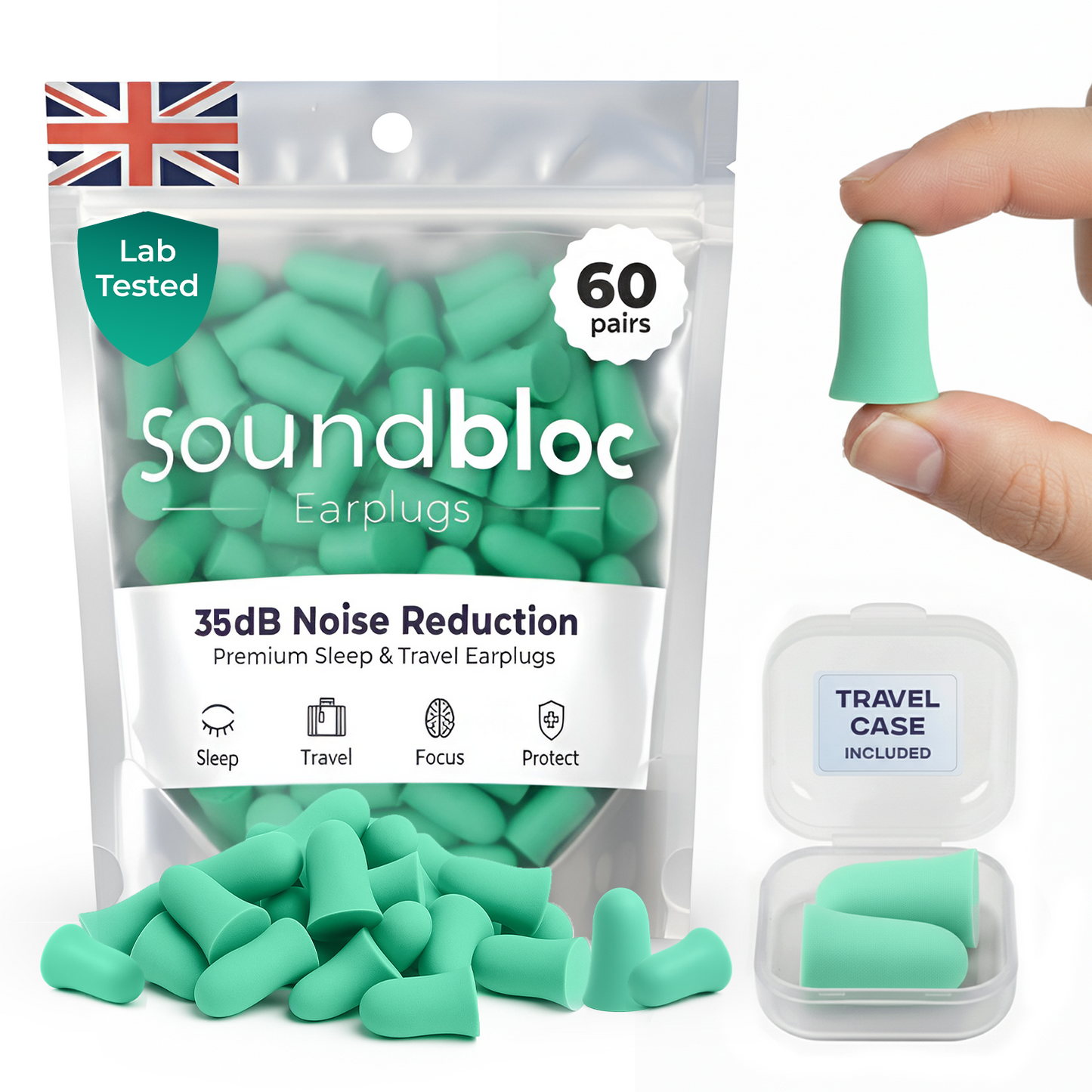 Aurora Foam Earplugs - High noise protection M/S
